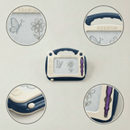 Tablette de Dessin Magnétique Portable bleue, dès 3 ans, caractéristiques 