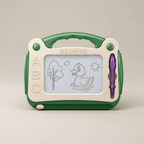 Tablette de Dessin Magnétique Portable verte, dès 3 ans, vue de face 