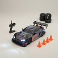 Voiture télécommandée noir Fast Power Drift 1:24, vue de face 
