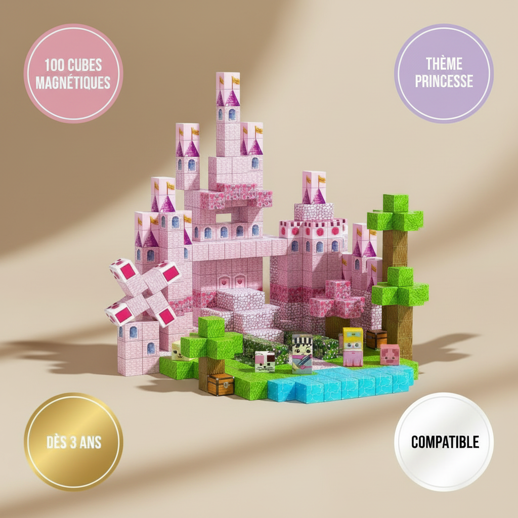 Blocs Magnétiques Château - Détails blocs