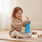 Enfant jouant avec Elsa