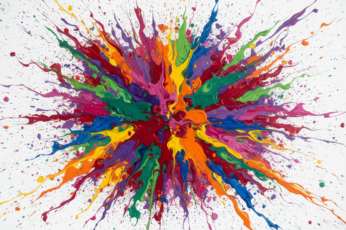 Explosion de couleur 