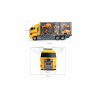 Camion Transporteur Ouvrier - 11 Véhicules Inclus Premium