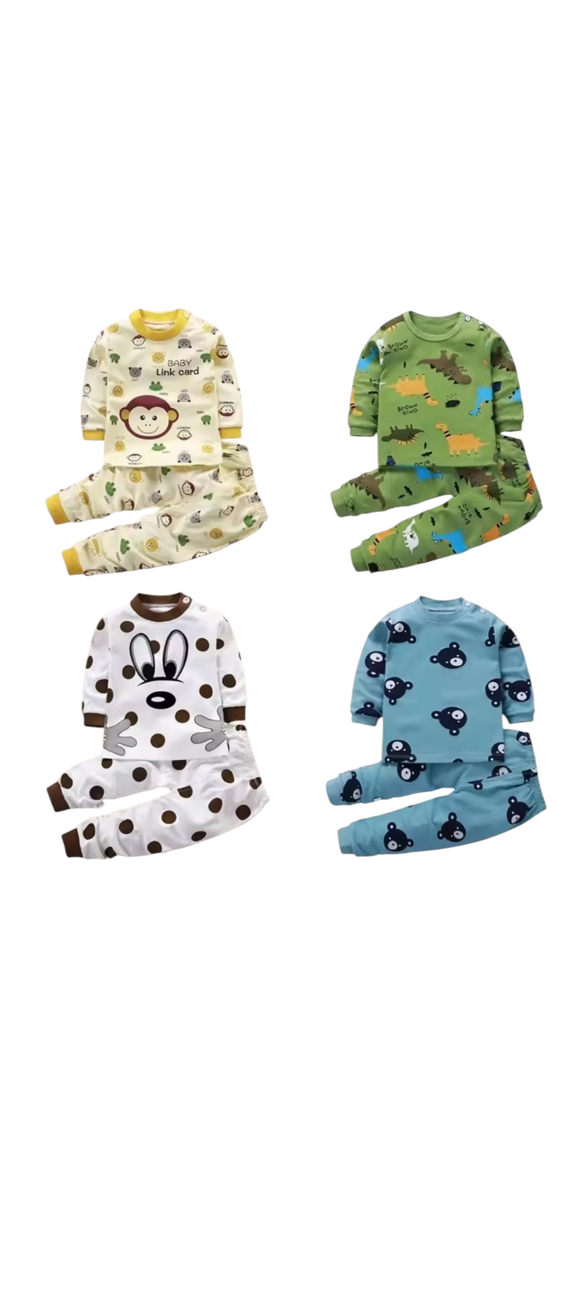 Ensemble de pyjama 100% coton | 9 mois à 7 ans