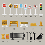 Set accessoires chantier sans déformation